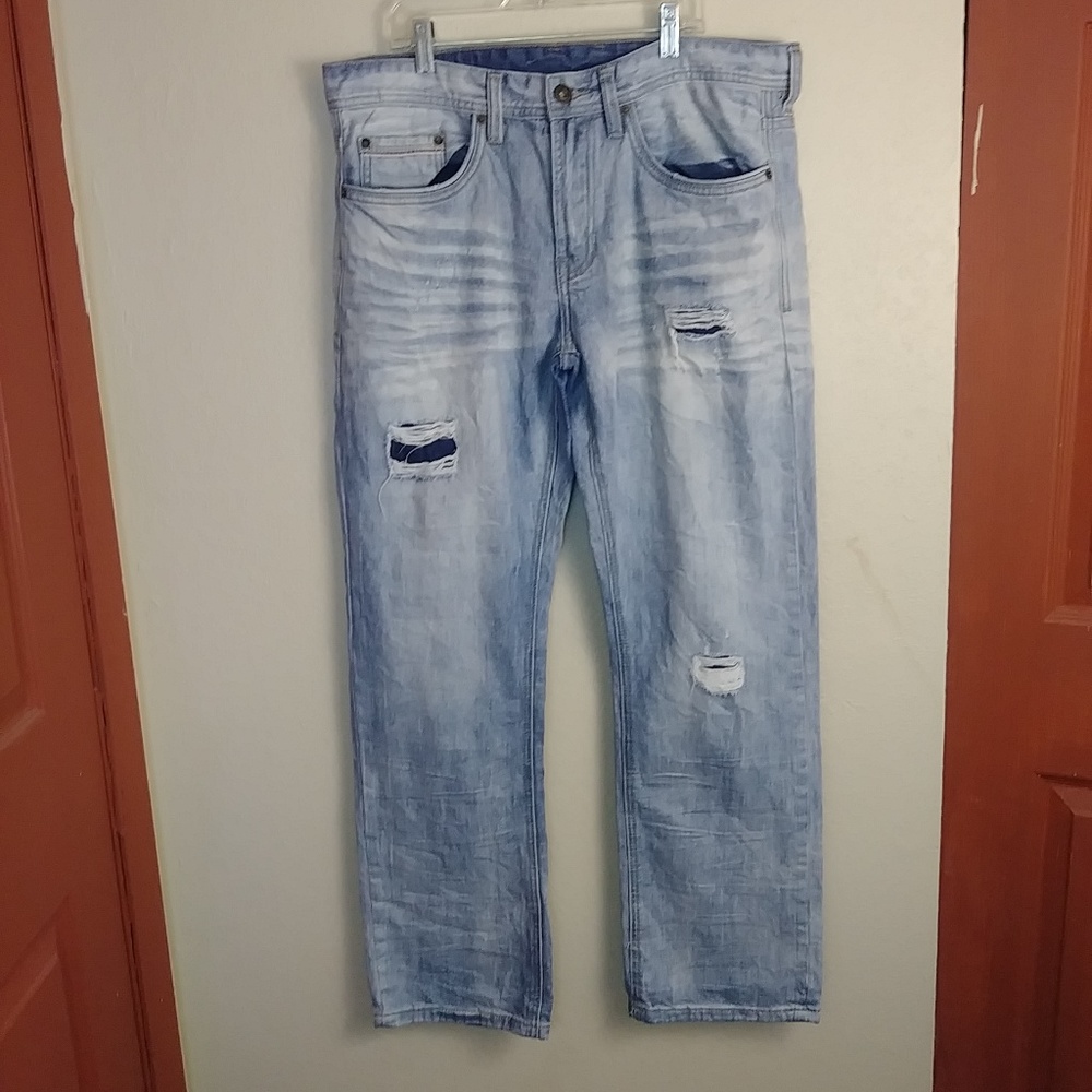 🌑#677 Men's Buffalo david Bitton Distressed Denim